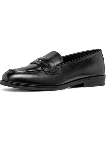 Geox Leder-Mokassins in Schwarz
