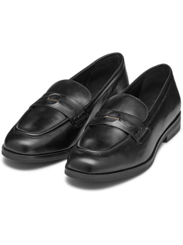 Geox Leder-Mokassins in Schwarz