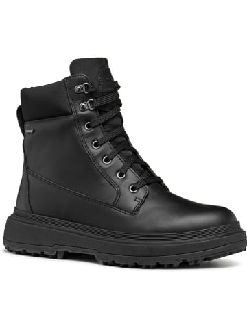 Geox Leren boots "Lamidie + Grip" zwart