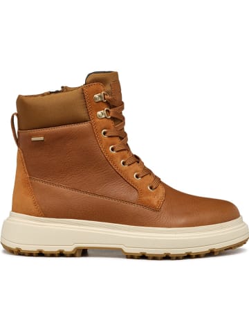 Geox Leder-Boots "Lamidie + Grip" in Hellbraun