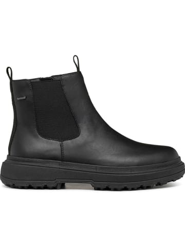 Geox Leren boots "Lamidie + Grip ABX" zwart