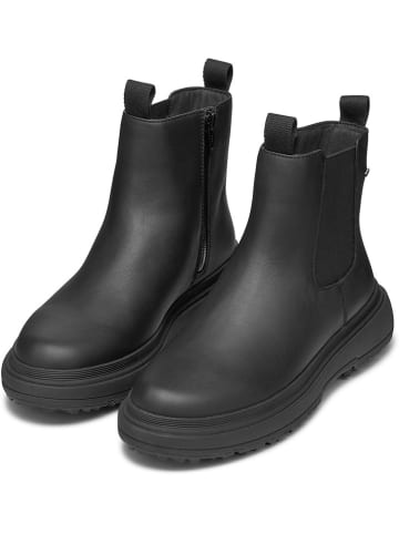 Geox Skórzane botki "Lamidie + Grip ABX" w kolorze czarnym