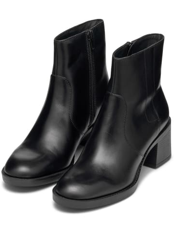 Geox Leder-Stiefeletten "Serilda" in Schwarz