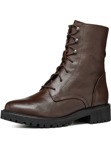 Geox Leder-Boots "Hoara" in Braun