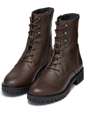 Geox Leder-Boots "Hoara" in Braun