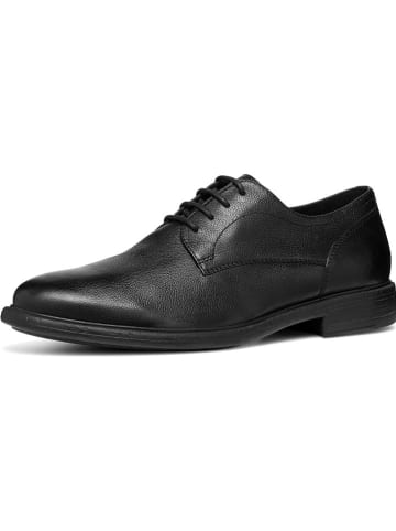 Geox Leren veterschoenen "Terence" zwart