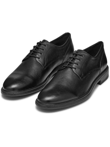 Geox Leren veterschoenen "Terence" zwart