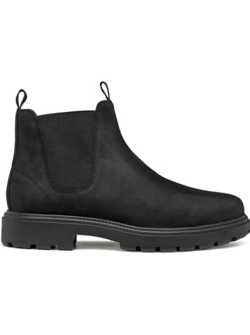 Geox Leder-Chelsea-Boots "Spherica" in Schwarz