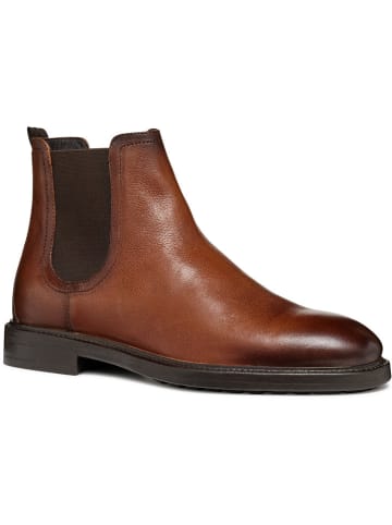 Geox Leder-Chelsea-Boots "Tiberio" in Hellbraun