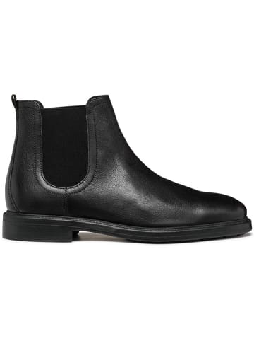 Geox Leder-Chelsea-Boots "Tiberio" in Schwarz