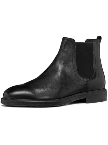 Geox Leder-Chelsea-Boots "Tiberio" in Schwarz
