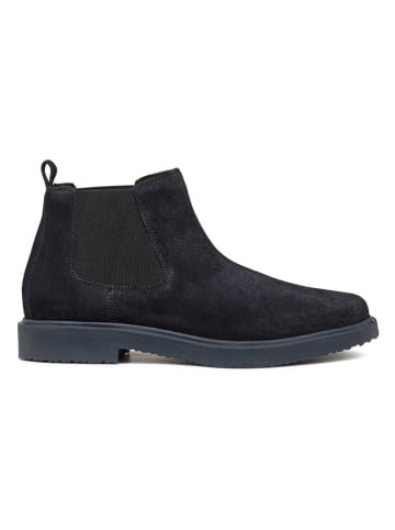 Geox Leder-Chelsea-Boots "Massimiano" in Schwarz