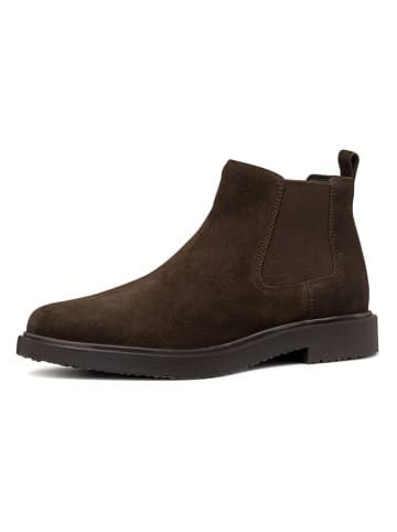 Geox Leren chelseaboots "Massimiano" bruin