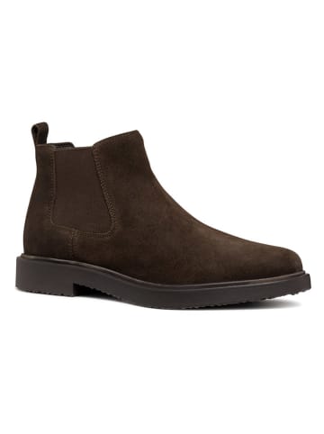 Geox Leren chelseaboots "Massimiano" bruin