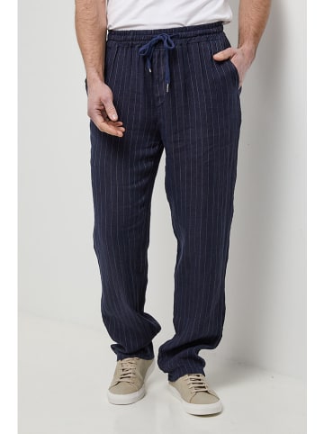 Rodier Lin Linnen broek donkerblauw