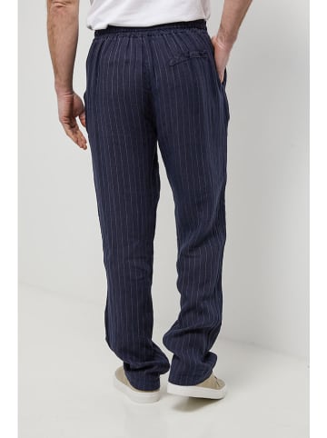 Rodier Lin Linnen broek donkerblauw