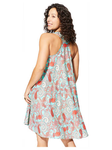 Ipanima Jurk turquoise/rood/wit