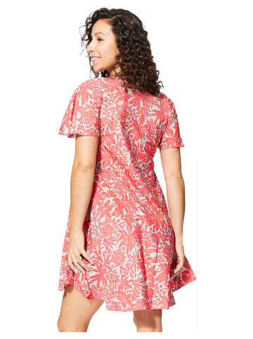 Ipanima Kleid in Pink/ Weiß