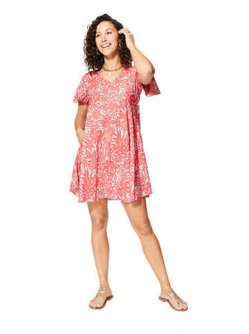 Ipanima Kleid in Pink/ Weiß