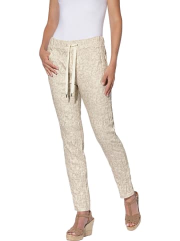 Heine Hose in Beige/ Anthrazit