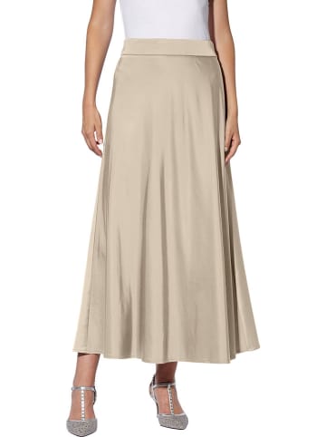 Heine Satinrock in Beige