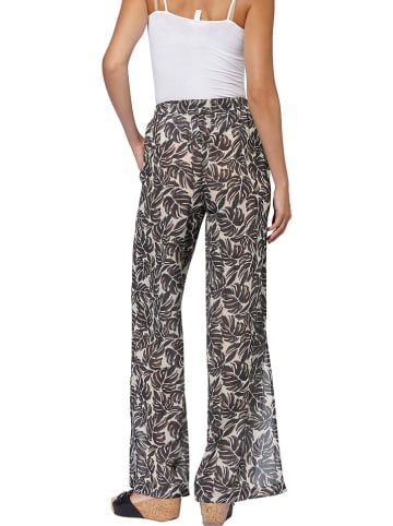 Heine Broek crème/bruin