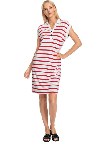 Heine Jurk wit/rood