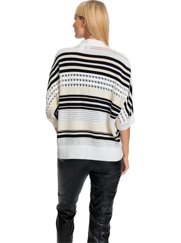 Heine Cardigan in Weiß/ Beige/ Schwarz