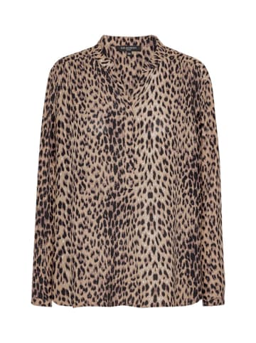 Ilse Jacobsen Blouse lichtbruin/zwart