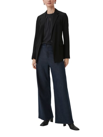 comma Bluse in Schwarz
