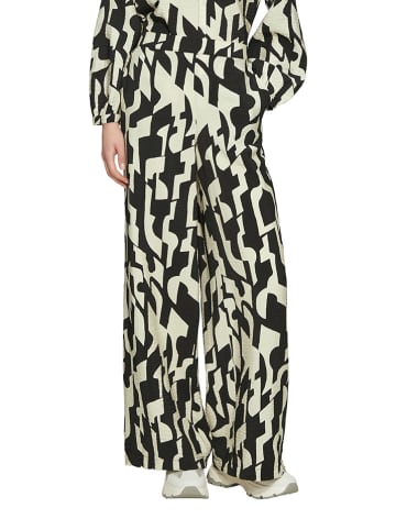 s.Oliver Marlenehose in Schwarz/ Beige