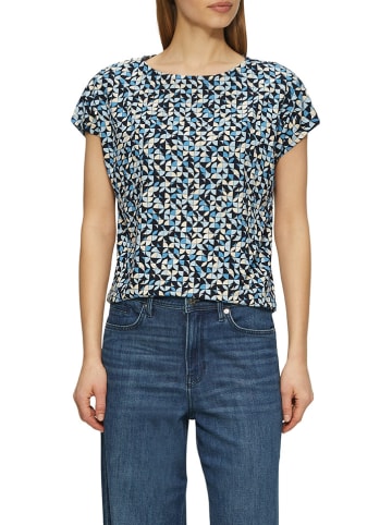 s.Oliver Shirt in Dunkelblau/ Blau