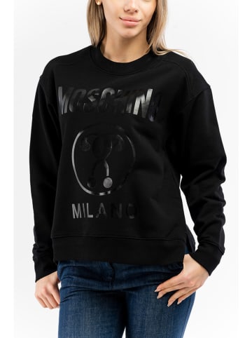 Moschino Bluza w kolorze czarnym