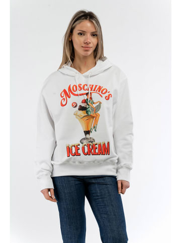 Moschino Hoodie in Weiß