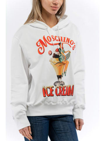 Moschino Hoodie in Weiß