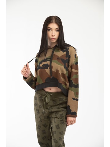 Moschino Hoodie kaki/lichtbruin/bruin
