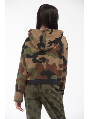 Moschino Hoodie kaki/lichtbruin/bruin