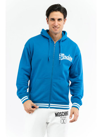 Moschino Sweatjacke in Blau