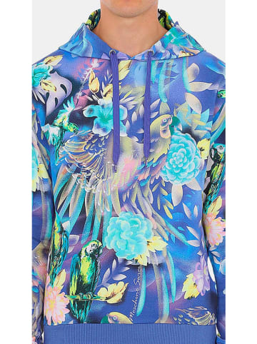 Moschino Hoodie blauw/meerkleurig