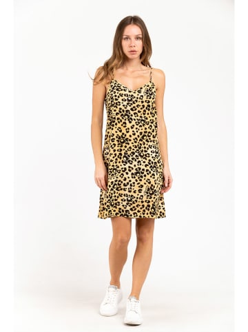 Moschino Kleid in Gelb/ Schwarz