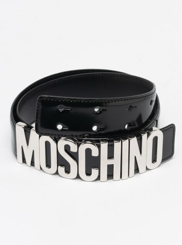 Moschino Leder-Gürtel in Schwarz