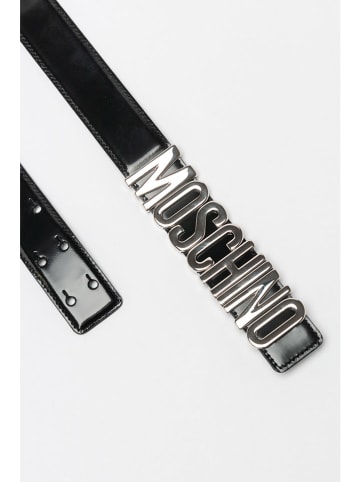 Moschino Leder-Gürtel in Schwarz