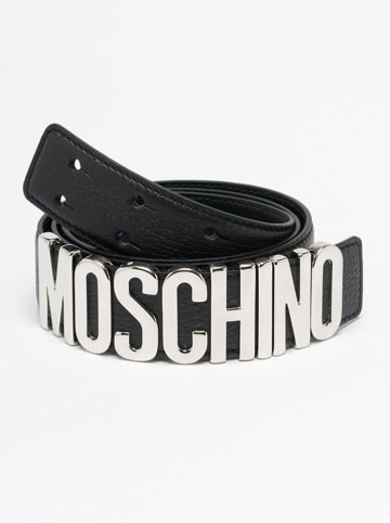 Moschino Leder-Gürtel in Schwarz