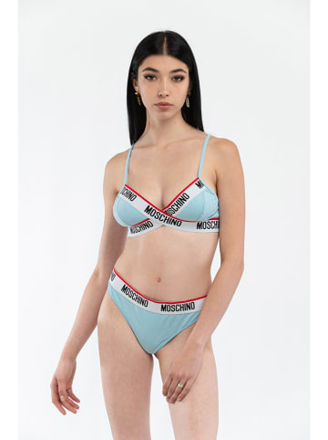 Moschino Bügelloser BH in Hellblau