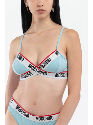 Moschino Bügelloser BH in Hellblau