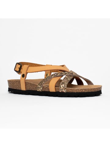 Bluebay Sandalen "Lisle" in Hellbraun/ Gold