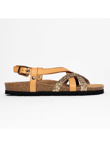 Bluebay Sandalen "Lisle" in Hellbraun/ Gold