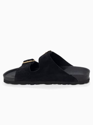 Bluebay Leren slippers "Aristote" zwart