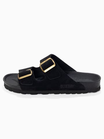 Bluebay Leder-Pantoletten "Aristote" in Schwarz