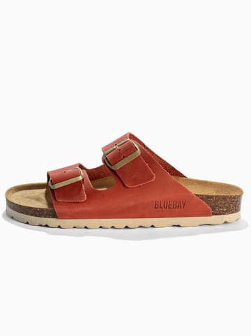 Bluebay Leder-Pantoletten "Aristote" in Orange